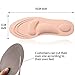 ELEFT 4D Barefoot Comfort Insoles for Women - Full Length Cushioned Insoles, Shoe Insoles for Massaging, Breathable and Foot Pain Relieve Woman's Insoles (Beige)