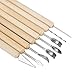 WINCAN 30PCS Clay Sculpting Tools Pottery Carving Tool Set - Includes Clay Color Shapers, Modeling Tools & Wooden Sculpture Knife