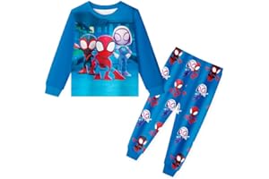YGHEART Toddler Boys Shirt Set Kids Tee Top And Pant Long Sleeve Hero T-Shirt Cute
