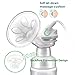 Double Electric Breast Pump, Gland Portable Breast Pump with 36 Levels Breast Milk Suction, Breast Massage, LCD Screen, Rechargeable Battery and Back-flow Protector