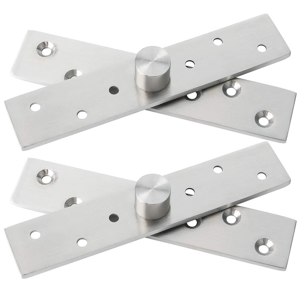 Alise 6Inch Length 360 Degree Door Pivot Hinge, Stainless Steel