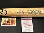 Kevin Kiermaier Tampa Rays Autographed Signed Blonde Baseball Bat JSA WITNESS COA