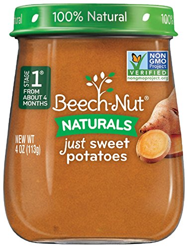 Beech-Nut Stage 1 Baby Food, Sweet Potatoes, 4 Ounce (Pack of 10)
