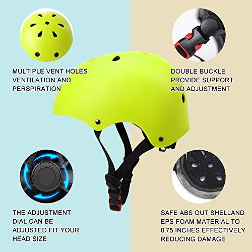 image for 67i Adult Skateboard Helmet CPSC Certified Adult Bike Helmet Adjustabl
