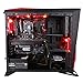 CUK Trion VR Ready Gaming PC (Liquid Cooled i7-7700K, 16GB RAM, 256GB NVMe SSD + 1TB HDD, NVIDIA GTX 1070 8GB, Windows 10) Best New Custom Virtual Reality Gamer Tower Desktop Computer (Black/Red)