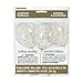 Unique Industries Decorations Clear Party Balloons with Gold Confetti, 12