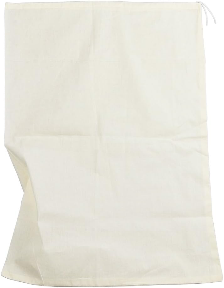 Therpin Reusable Cotton Muslin Straining Bag 35x25 cm Fine Mesh
