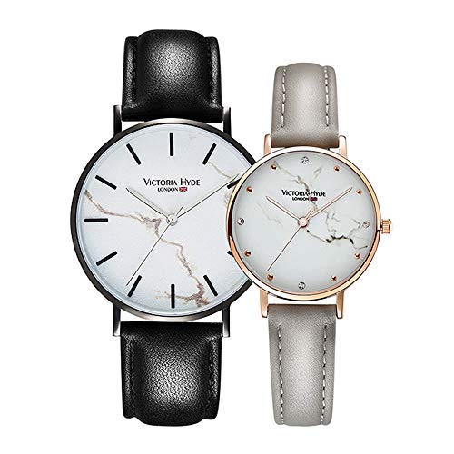 VICTORIA HYDE Couple Watches for Men Women Analog