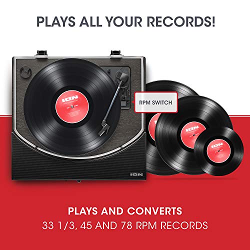 Ion Audio Premier LP Wireless Bluetooth Turntable Vinyl Record