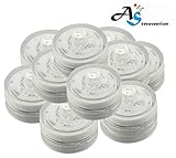 A&S Creavention LED Wedding Mini Light Waterproof Wedding Underwater Battery Sub Lights LED (10, White)