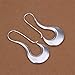 NYKKOLA Beautiful Elegant Jewelry 925 Silver Unique Simple Dangle Earrings
