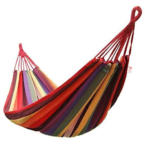 Honesh outdoor Leisure Double 2 Person Cotton Hammock