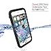 iPhone 6/6s Waterproof Case, Yuker Anti-Scratch Built in Screen Protector, Full Body Protection, IP68 Certified with Touch ID Shockproof Dirtproof Snowproof Waterproof Case for iPhone 6/6s (Black)