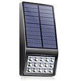 Ultra Bright LED Solar Lights Outdoor,LShine 15 LED Solar Motion Sensor Light Waterproof Wireless Security Night Light for Garden Yard Wall Patio Deck Steps