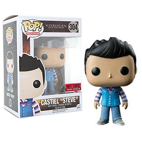 Funko POP Supernatural Exclusive Pre-Release Castiel Steve Vinyl Figure