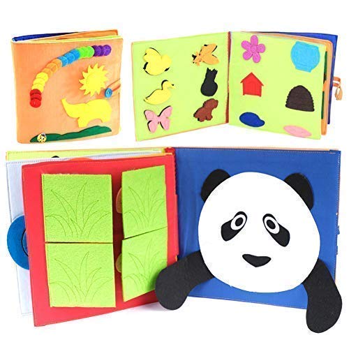 interactive learning baby quiet book