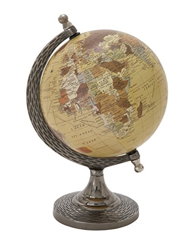 Deco 79 68846 elegant and stunning metal pvc globe, 7&q…