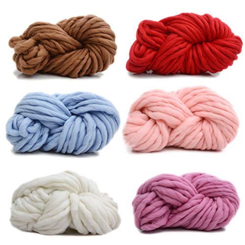 DIY Craft Thread Crochet Cashmere Yarn, Super Soft Warm Wool Sewing Knit Rugs for Parents, Friends or Partner