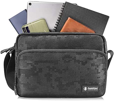 Tomtoc ショルダーバッグ メンズ 斜めがけ 軽量 撥水加工 肩掛け Ipad Pro タイムセール 11 Ipad対応 財布 カメラ ミニショルダーバッグ 横型 パスポート収納 携帯 9 7 メッセンジャーバッグ