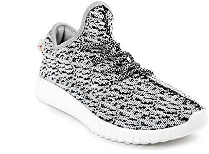 Men Women's Unisex Casual Fashion Sneakers (5.5, Grey)