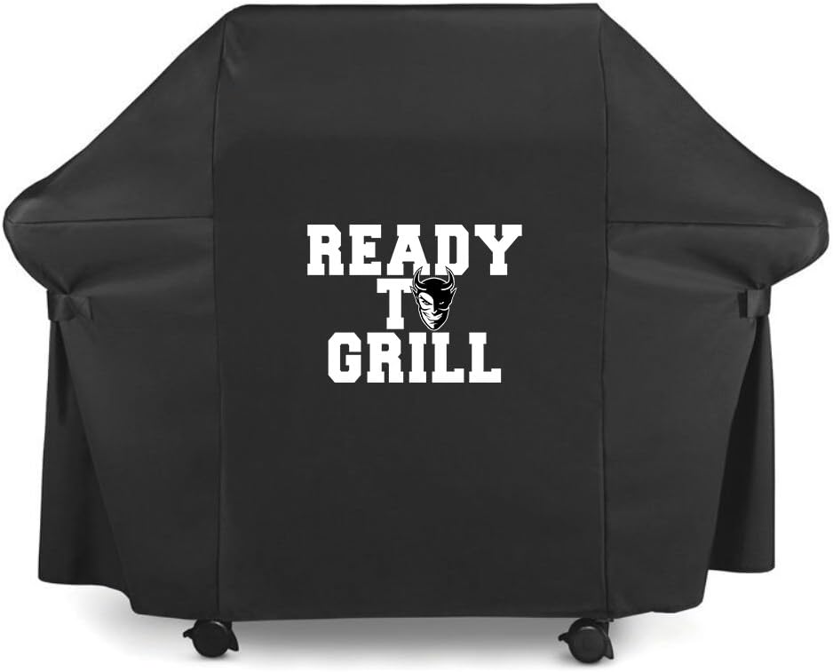READY TO GRILL® Universal Premium Gas BBQ Grill Cover 58", Waterproofed Heavy Duty Cover for Weber, Char Broil, Broil King and many more