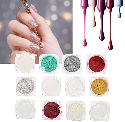 ネイルアートパウダー12色ネイルアート顔料装飾パウダーカメレオンマニキュアグリッターミラーパウダーネイルミラー効果カラフルなネイルアートキラキラ装飾ネイルアー Tarunniketanpublicschool Com