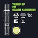 Revtronic 650 Lumens Compact Tactical Flashlight, Cree LED Ultra Powerful Flashlights for Outdoor, Law Enforcement, Emergency, Hardware Tools and Personal Use, Powered by 18650 Rechargeable Battery