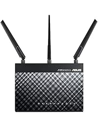 ASUS RT AC1900 Router WiFi de doble correa (reacondicionado certificado)