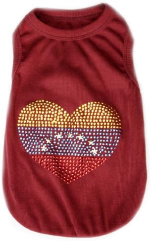 Parisian Pet Venezuela Flag Dog T-Shirt, XX-Small