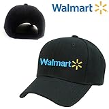*WALMART* Black Embroidery Adjustable Baseball cap Souvenier Gift Unique Hat