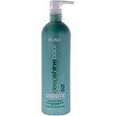 RUSK Deepshine Color Smooth Sulfate-Free Shampoo, Smoothes, Nourishes Hair, Long-Lasting Frizz Control, Nourishing Marine Botanicals, UV-Absorbing Technology to Protect Color