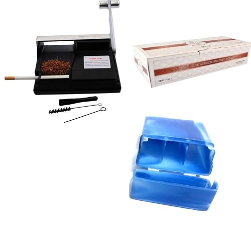 Powermatic I Plus Cigarette Injector Machine + Free Cigarette Tube, 1Pk ...