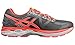 ASICS Women's GT-2000 4 Running Shoe, Charcoal/Flash Coral/Flash Yellow, 8.5 M US