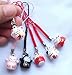 EatingBiting（R）X12 Random Fortune Lucky Beckoning Cat Maneki Neko Keyring Keychain Key Rings