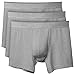 Separatec Men's 3 Pack Micro Modal Separate Pouches Comfort Fit Boxer Briefs (S,Gray)