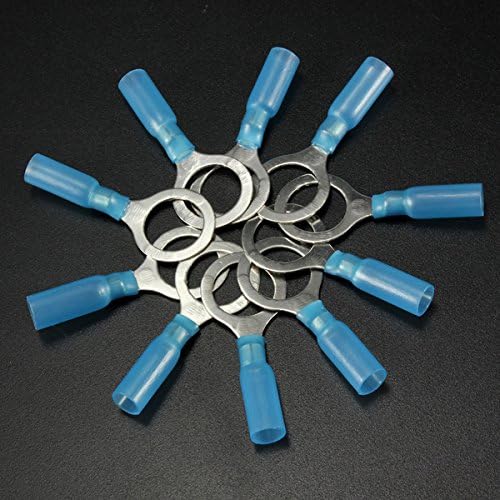 10PCS 13mm Blue Terminals Insulated Ring Connector 1.5-2.5mmÂ² 16-14AWG M13