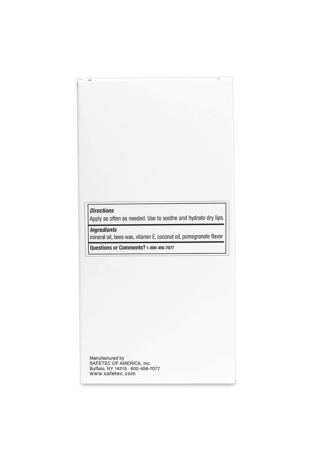 Safetec Lip Balm Pomegranate Flavored, One color, 144 Count