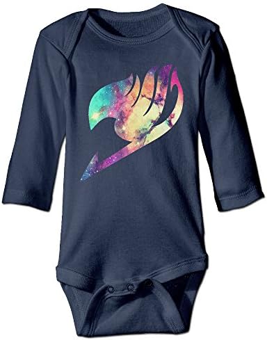 ZHEME Fairy Tail Logo Long-Sleeve Romper Play Suit For 6-24 Months Infant
