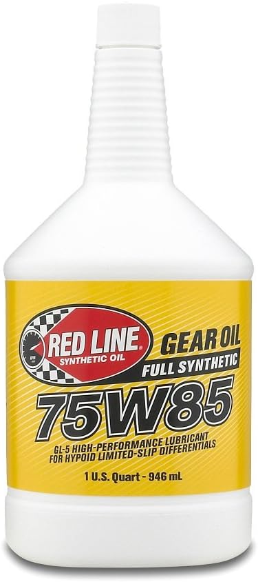 Red Line 50104 75W85 GL-5 Gear Oil, 1 Quart, 1 Pack