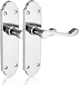 XFORT Chrome Elegance Range Richmond Lever Latch Handles 1 Pair view 1