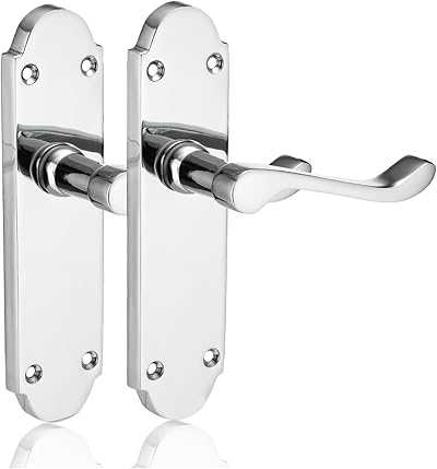 XFORT Chrome Elegance Range Richmond Lever Latch Handles 1 Pair