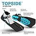 Seaview 180 Topside Snorkel Fins- Compact Travel, Swim, and Snorkeling Flippers for Men and Women. Revolutionary Comfort on Land and Sea.