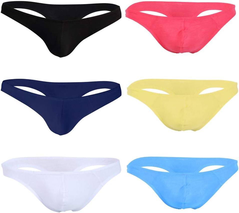 Men's Sexy Low Rise Bikinis Thong Underwear