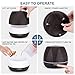 Homeweeks Diffuser, 500ml Colorful Wood Gain Diffuser for Essential Oils, Aroma Essential Oil Diffuser with Adjustable Mist Mode, Auto Off Ultrasonic Diffuser for Home Office（Lasting 8-10/h）thumb 4