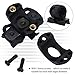 Vbestlife Helmet Flashlight Holder Mount Tactical Airsoft Quick Release Flashlight Clamp Fit Fast Helmet Rail Portable Plastic Torch Mount Flashlight Holder Bracket for Helmet Helmet Mounted flas
