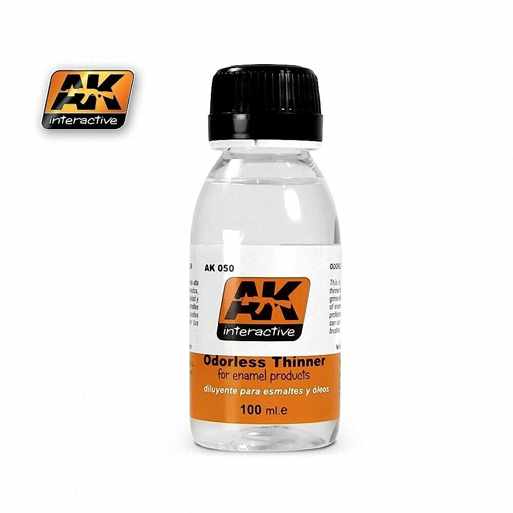 AK Interactive - 00050 - Odourless Thinner - 100ml/3.5fl.oz