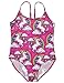 Jxstar Girls Collared Long Sleeve Shirt or Shorts Unicorn Pattern Rash Guard Swimwear…