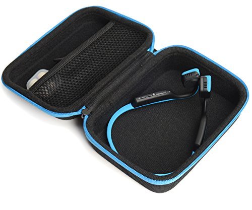 Casesack Bone Conduction Headphones Case for Aftershokz AS600 (SG/OB/IG/SG), Bluez 2, 2S AS500 (S/SM/SR/SN), AS451XB; KSCAT, Sades, DIGICare, allmity, Yaklee, Abco Tech, LQING, longee, HYON, 4inloveme