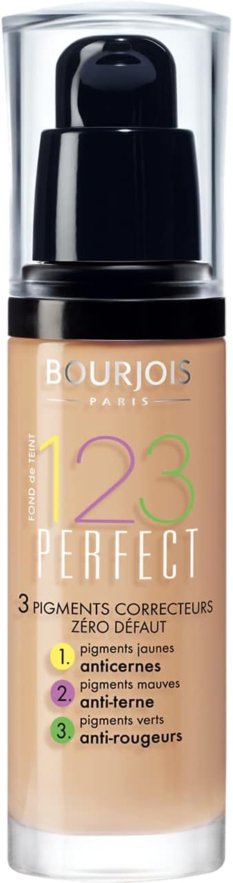 Bourjois 1 2 3 Perfect Foundation 53 Light Beige 30ml