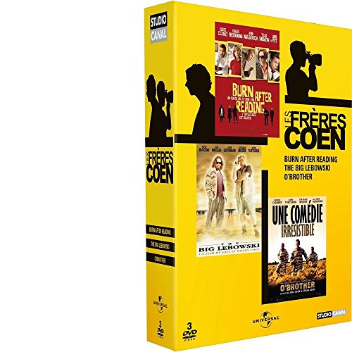 Les Frères Coen - Coffret - Burn After Reading + The Big Lebowski + O'brother - Pack